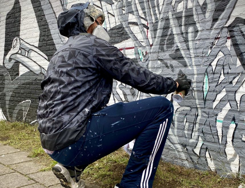 Streetart IJmuiden Rauw aan Zee