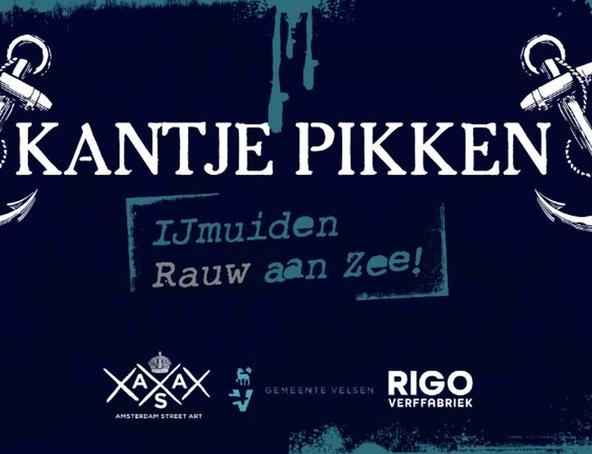 Streetart IJmuiden Rauw aan Zee