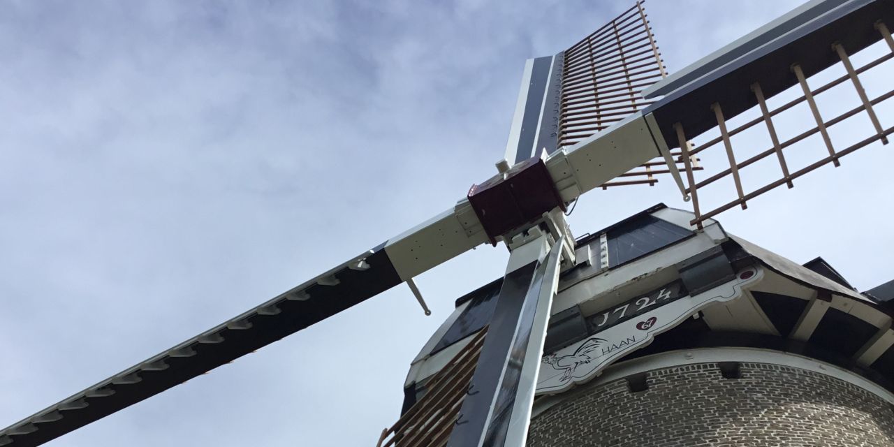 A flour mill from 1724 in the most beautiful spot in the Zeeland countryside.