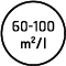 Rendement 60-100 per m2 pl