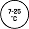 Temperature during application 7-25 degrees